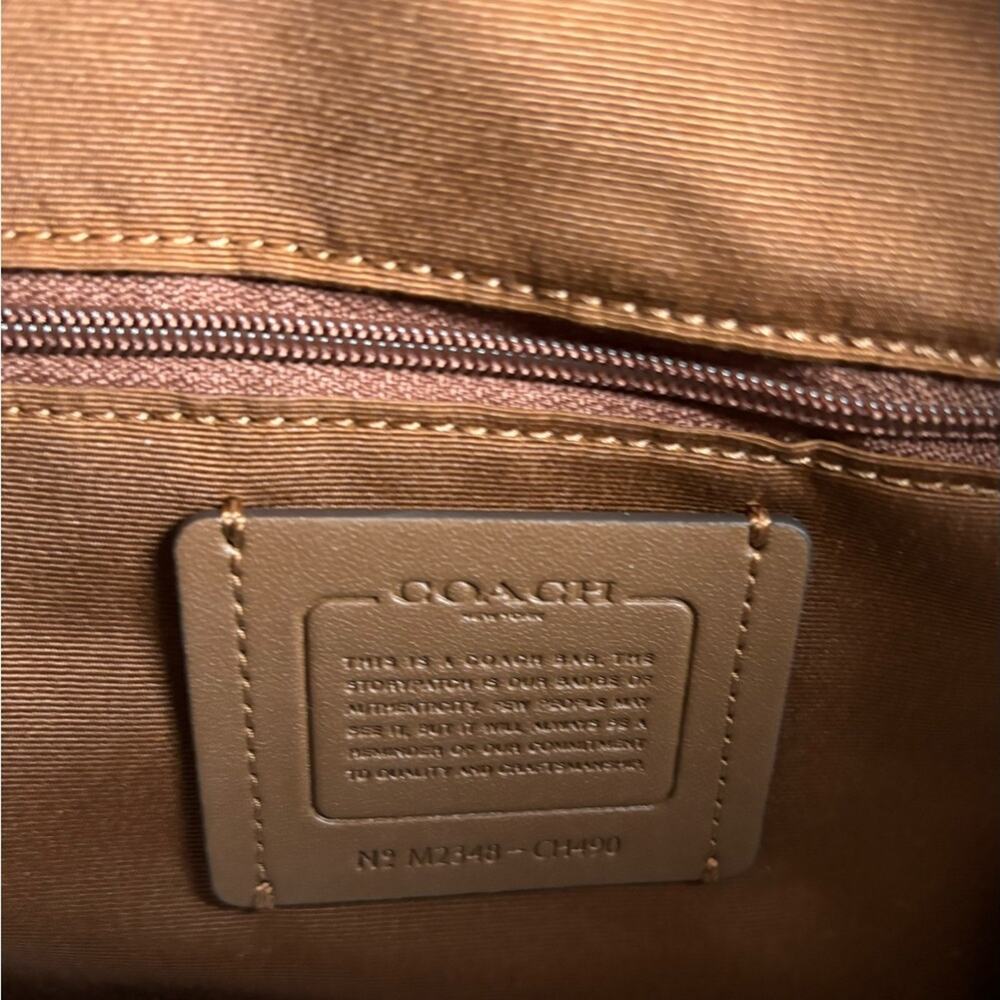 NWT Coach Mini Darcie Carryall Bag In Colorblock Signature Canvas Purse980 - Picture 6 of 8